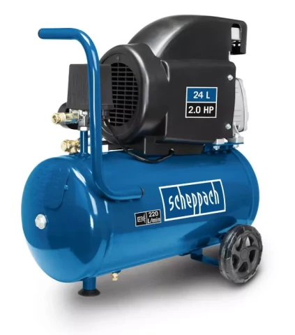 Compressor HC26, 8 bar, 220 l/min, 24 L, 1500 W, Scheppach 5906135901