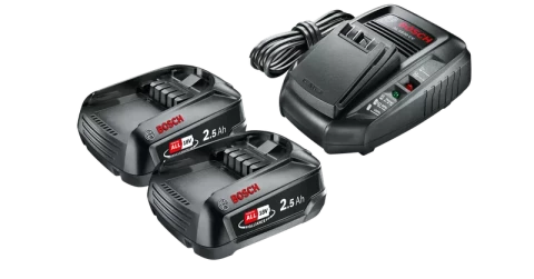 Akumulators+lādētājs Starter Set 18V 2x2.5Ah, BOSCH 1600A011LD