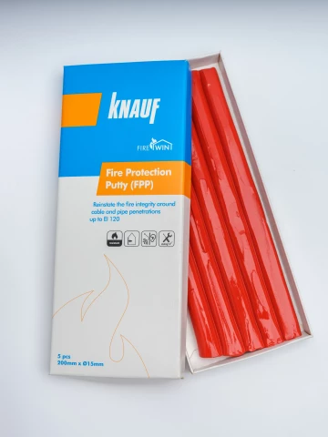 Knauf FireWin FP Putty Cord fire protection putty cord, 15 mm, 5 x 20 cm