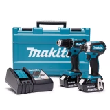 Tool Set Makita DLX2289, 18V 2xBL1830B, DDF485 + DTD153, MAKITA