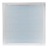 HYBRID решетка-люк c фильтрoм пластмассовая, 400x400mm