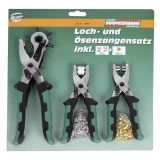 Kniedētāji ādas apstrādei komplekts, MANNESMANN M10993