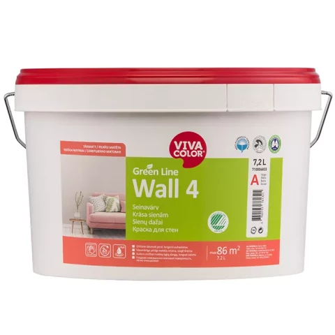 VIVACOLOR GL Wall 4 C 7.2L Совершенно матовая краска для стен