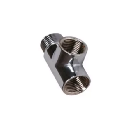 3point connector for towel warmer, chrome, 1/2" FFM