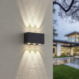 Outdoor wall light Trio CLYDE LED SMD 2x3W 2x300lm 3000K IP54 anthracite 240760142