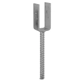 Balsta kurpe u-veida  51x100x5 mm