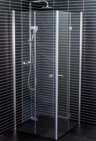 Duschy salokāmas dušas durvis 70x200 cm TWICE 5371-7, kreisā puse