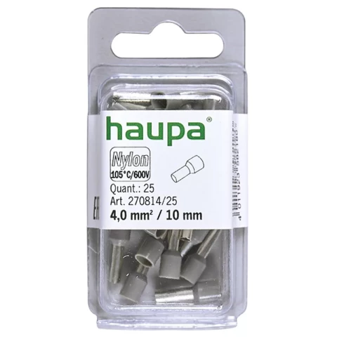 Kabeļu āderuzgalis  4/10 pelēks 25gb/iep.