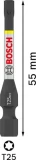 Uzgaļi PRO Torx Impact T25 55mm 15gab/iep. BOSCH 2608522534