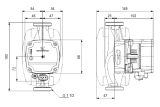 Grundfos cirk.sūknis ALPHA1 L  25-60 180mm 99160584