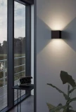 Āra sienas gaismeklis EGLO Calpino LED 2X3.3W 340lm 3000K IP54 anthracite 97242