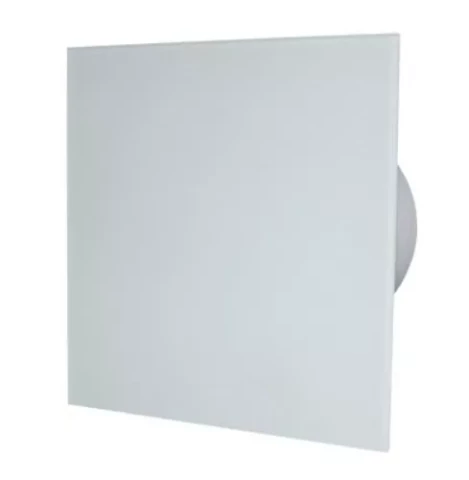 Fan MM-P 06 100/105 TH, glass, white glossy