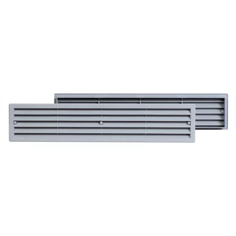 Durvju reste plastmasas, 450x92mm, pelēka