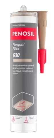 Penosil Parquet Filler PF104, 630, 300мл, Акриловый герметик для паркета, темно-вишневый