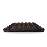 Gumijas flīzes 500x500x30mm melnas + stipr. 224gab/56m2/paletē