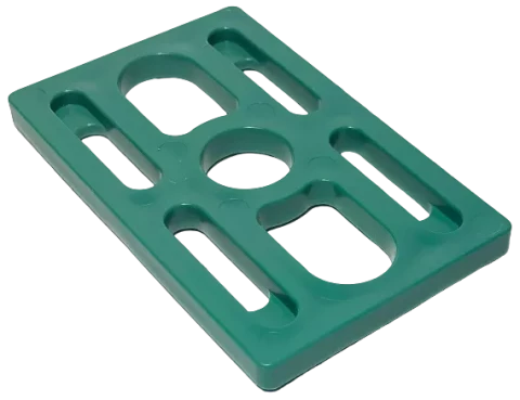 Монтажные пластины 5 mm, 50x80 mm, пласт., 500 шт/упak.