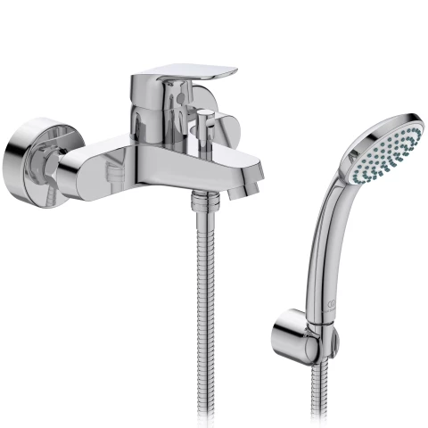 Ideal Standard vannas maisītājs Ceraflex ar dušas komplektu, hroms B1722AA