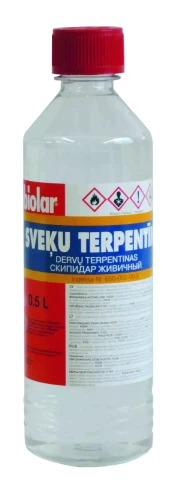 Biolar sveķu terpentīns 0.5L šķīdinātājs