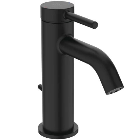 Ideal Standard izlietnes CERALINE Nuovo H85 maisītājs, ūdens patēriņš  3,8 l/min, melns,BD846XG