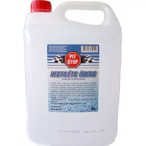 Pistop Distilled Water 5L