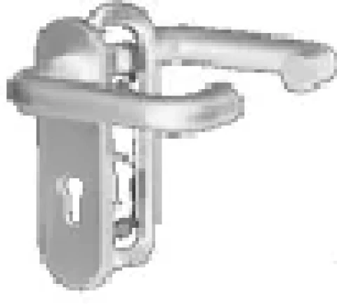 Rokturis kustīgs, pelēks, ugunsdroš. durvīm