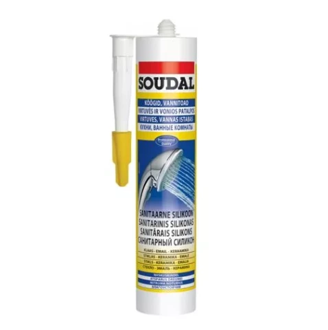 Soudal SILICONE S - sanitary sealant transparent 310ml