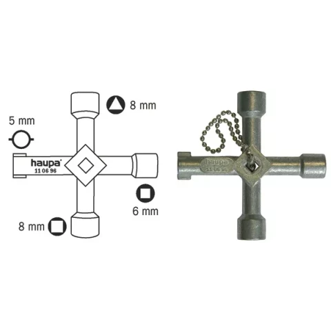 HAUPA spanners for switch cabinets