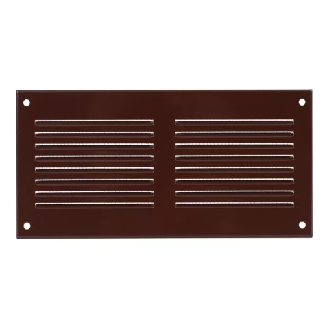 grille metal, 200x100mm, brown