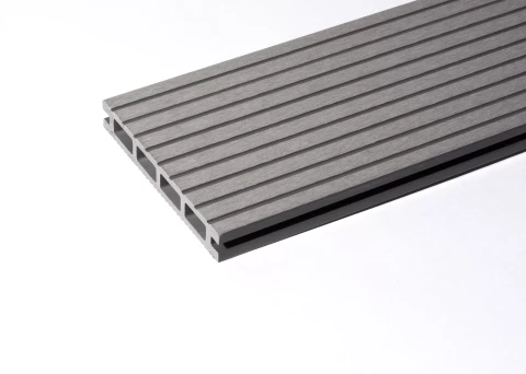 WPC Terases dēlis 25x150x2900mm pelēks kompozītmateriāls