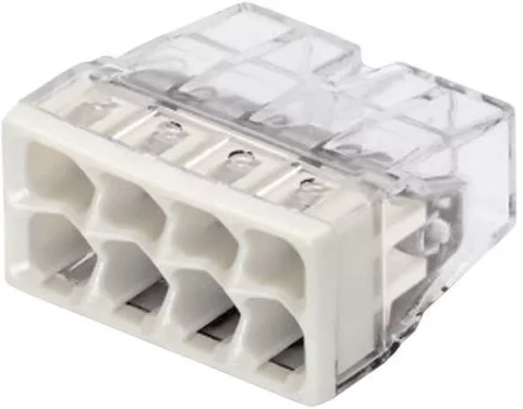 Savienojuma klemmes monolīta vadiem WAGO 8x0,5-2.5 24A/400V 50gab. 2273-208
