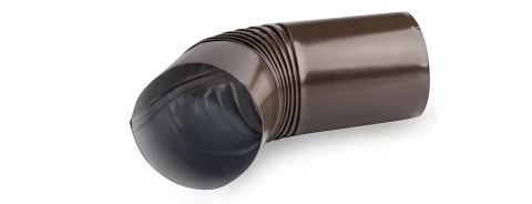 Notekas apakšējais līkums d100 pelēks MPE RR23