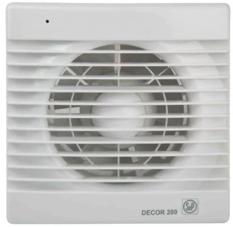 Ventilators Decor 200 C ar  žal, 180 m3/h, D120mm