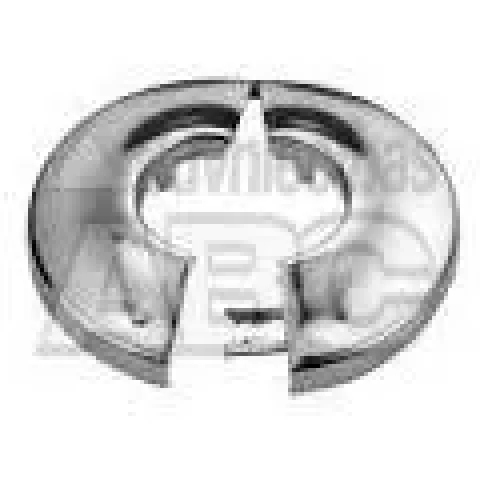 Sienas dekor.uzlika hromēta  2daļīga 3/4 