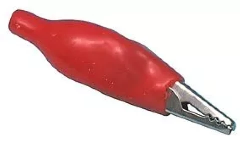 Spailes krokodila tipa 60VDC maza izmēra, sarkanas