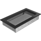 Reste kamīnam 170x300 mm melna , 30C