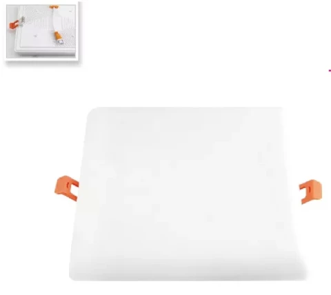 Iebūvējams LED gaismeklis 200-240V 9W 820Lm 4000K  IP44 90x90x16mm kvadrats