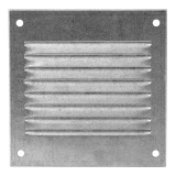 решетка металлическая, 100x100mm, цынк