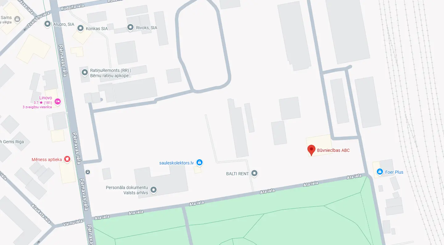 Būvniecības ABC, Ata iela 5A, Rīga
