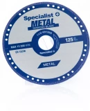 Diamond cutting disc for metal, 125x1.4x22,.23mm, 11/2-VD125R