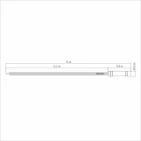 TRAMONTINA Шампур 75 см, лезвие из нержавеющей стали c деревянной ручкой.