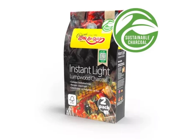Kokogles BAR-Be-Quick Instant Charcoal (2pack) 2.7kg