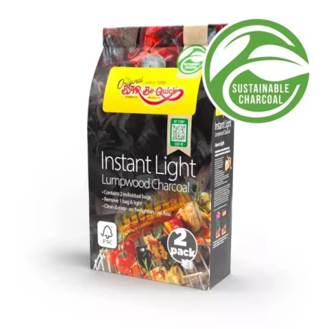 Charcoal Bar-Be-Quick Instant Charcoal (2pack) 2.7kg