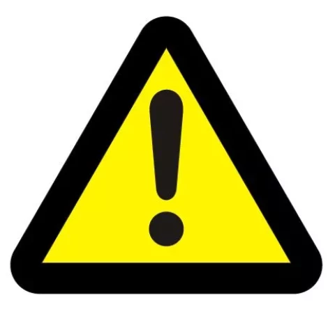 Sticker ''General hazard'' h-12