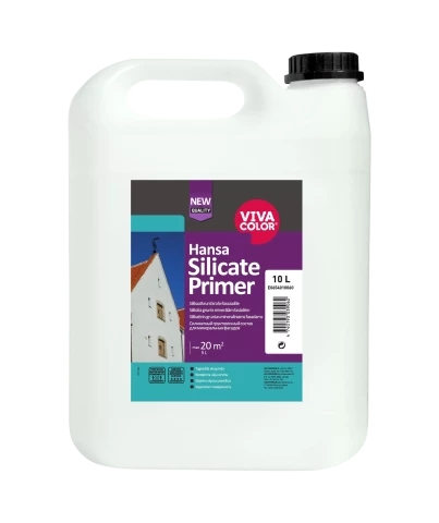 Vivacolor HANSA SILICATE PRIMER 10l Silicate primer for mineral facades
