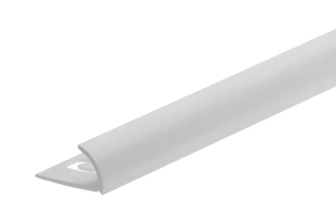 FLĪŽU LĪSTE PVC 9MM, GAIŠI PELĒKA ārējais stūris