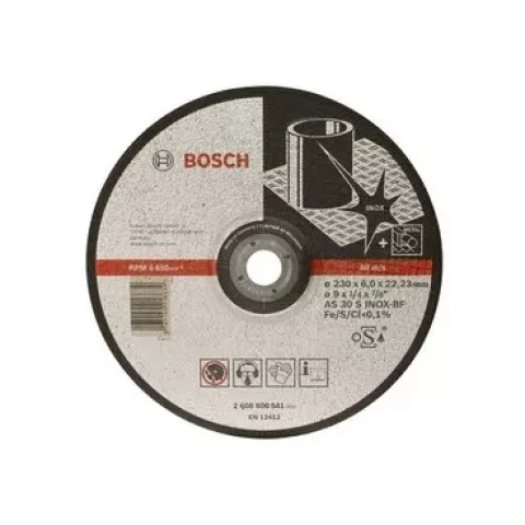 Абразивный обдирочный круг, 230х6х22,23 мм, Bosch