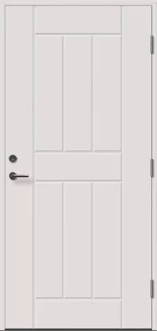 Ārdurvis Opus 12 baltas ar kārbu 10x21 kreisās