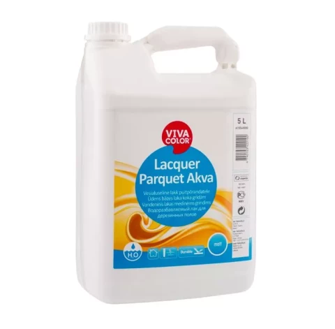 Vivacolor LACQUER PARQUET AKVA 5L Laka koka grīdām