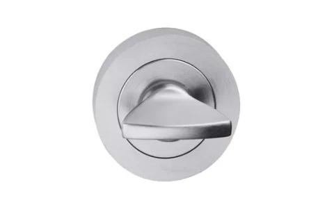 Uzlika WC uz apaļās rozetes  hroms