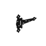 Decorative tee hinge 125x40x160x2,5 mm black